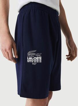 Bermuda Lacoste GH1205 Marino para Hombre