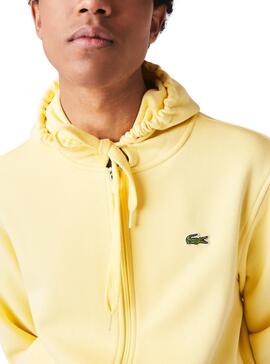 Chaqueta Lacoste SH1551 Amarilla para Hombre