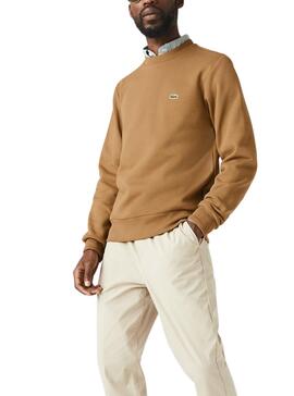 Sudadera Lacoste Basica Camel para Hombre