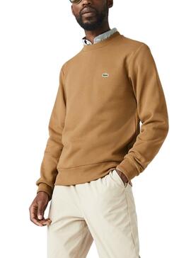 Sudadera Lacoste Basica Camel para Hombre