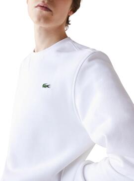 Sudadera Lacoste Sport Basic Logo Blanco Hombre