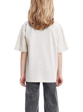 Camiseta Calvin Klein Bold Institutional Beige 
