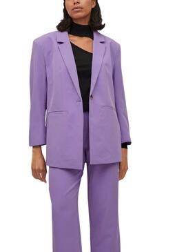 Blazer Vila Ashara Lila Para Mujer