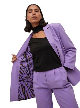 Blazer Vila Ashara Lila Para Mujer