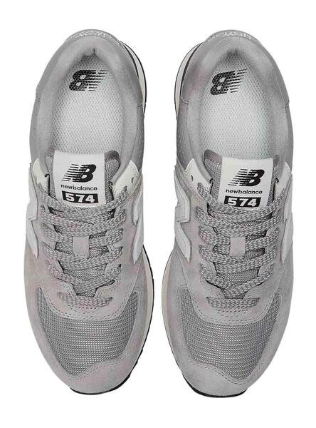 calcetines Inconveniencia Centralizar Zapatillas New Balance 574 Gris Para Mujer