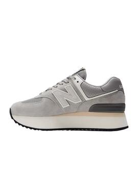 Zapatillas New Balance 574 Gris Para Mujer