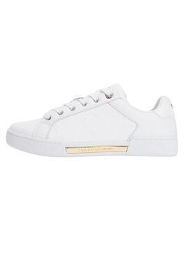 Zapatillas Tommy Hilfiger Embossed Monogram Blanco