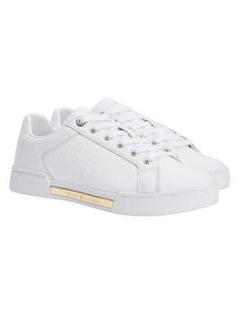 Zapatillas Tommy Hilfiger Embossed Monogram Blanco