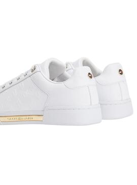 Zapatillas Tommy Hilfiger Embossed Monogram Blanco