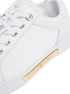 Zapatillas Tommy Hilfiger Embossed Monogram Blanco