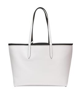 Bolso Lacoste Shopper Reversible Logo Para Mujer