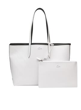 Bolso Lacoste Shopper Reversible Logo Para Mujer