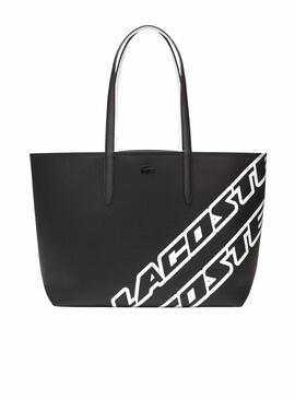 Bolso Lacoste Shopper Reversible Logo Para Mujer