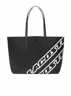 Bolso Lacoste Shopper Reversible Logo Para Mujer