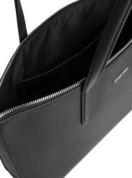 Bolso Calvin Klein CK Must Shopper Negro Mujer