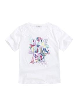 Camiseta Pepe Jeans Liza Blanco Mujer