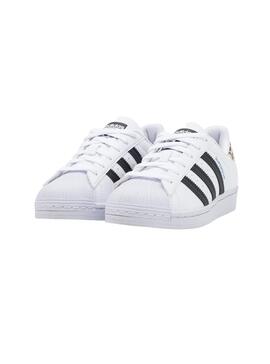 Zapatillas Adidas Superstar J Blancas Para Mujer