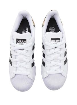 Zapatillas Adidas Superstar J Blancas Para Mujer