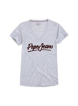 Camiseta Pepe Jeans Liz Gris Mujer