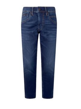 Pantalón Vaquero Pepe Jeans Track Slim Azul Hombre