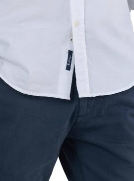 Camisa El Pulpo Oxford Blanca Para Hombre