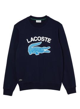 Sudadera Lacoste Cocodrilo Marino Para Hombre