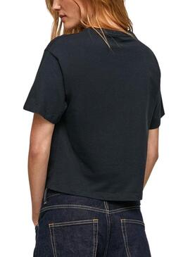Camiseta Pepe Jeans Emmas Marino Para Mujer