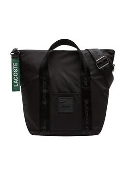 Bolso Laoste Tote Negro Para Mujer