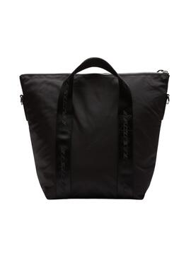 Bolso Laoste Tote Negro Para Mujer