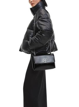 Bolso Calvin Klein Re-Lock Crossbody CK Negro