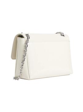 Bolso Calvin Klein Re-Lock Crossbody CK Beige