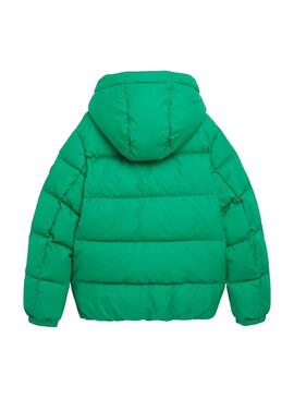 Chaqueta Tommy Hilfiger Essential Verde Para Niño