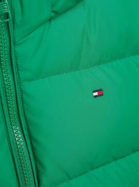 Chaqueta Tommy Hilfiger Essential Verde Para Niño