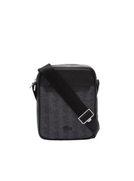 Bandolera Lacoste Vertical Camera Negra Hombre