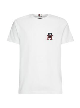 Camiseta Tommy Hilfiger Essential Monogram Blanca