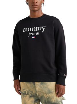 Sudadera Tommy Jeans Reg Modern Negra Hombre