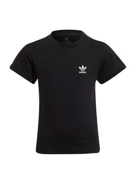 Camiseta Adidas Trifoil Básica Negra Unisex