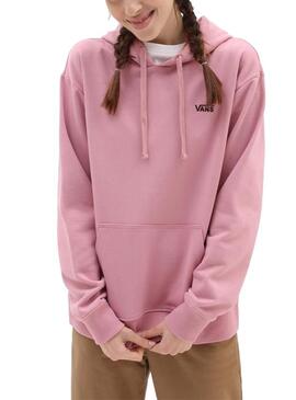 Sudadera Vans Flying V Corte Masculino Rosa Mujer