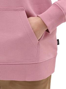 Sudadera Vans Flying V Corte Masculino Rosa Mujer