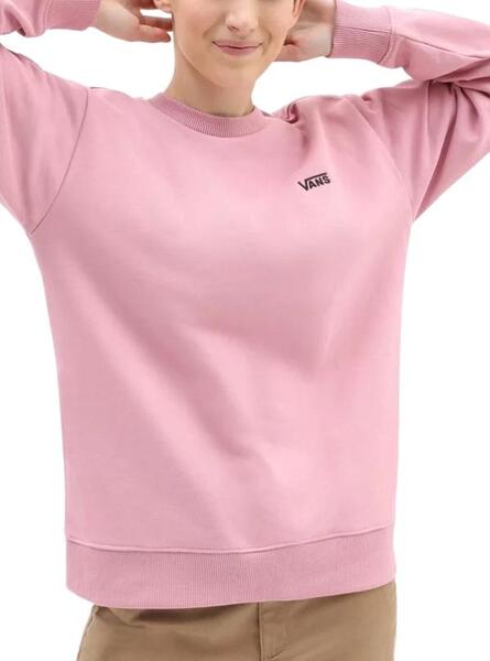 Pink Sudadera Vans Rosa Sudadera Vans Flying V BFF Rosa Mujer