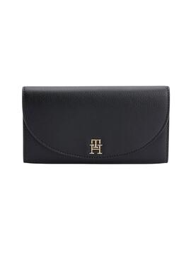 Cartera Tommy Hilfiger Life Large Negra Para Mujer