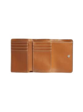 Cartera Calvin Klein Must Trifold Camel Para Mujer