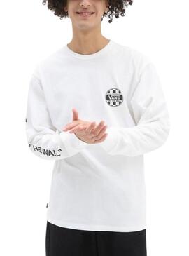 Sudadera Vans Off The Wall Chack Grap Blanca 