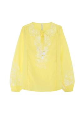 Blusa Pepe Jeans Severine Amarillo Mujer