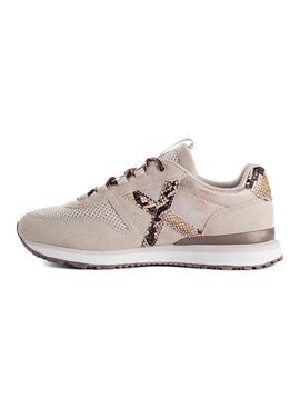 Zapatillas Munich Sunset 32 Beige para Mujer