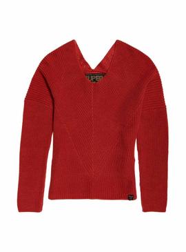 Jersey Superdry Cora Terracotta Mujer