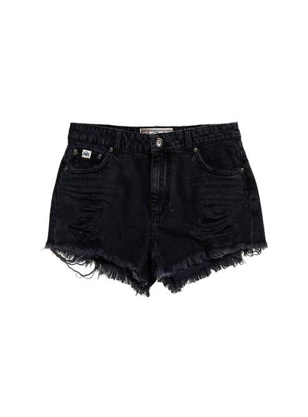 Shorts Superdry Eliza Cut Negro Mujer