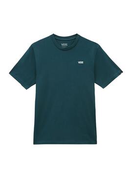 Camiseta Vans Básica Logo Verde Para Niño
