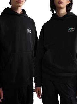 Sudadera Napapijri Freestyle Negra Unisex