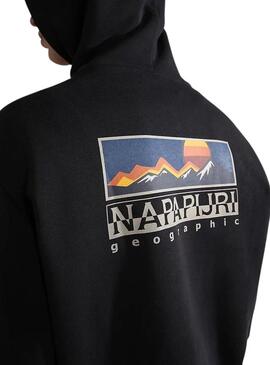 Sudadera Napapijri Freestyle Negra Unisex